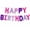Purple, variant on Eco Friendly 16 Inch Birthday Mylar Foil Letter Balloons, Reusable Birthday Banner Decoration for Kids and Adults Party Celebrations TIKA