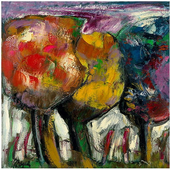 Trademark Fine Art "Purple Sky" Canvas Art by Boyer