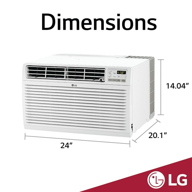 LG 11 800 BTU 115V Through the Wall Air Conditioner with Remote