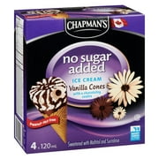 Chapman's No Sugar Added Vanilla Ice Cream Cones | Walmart Canada