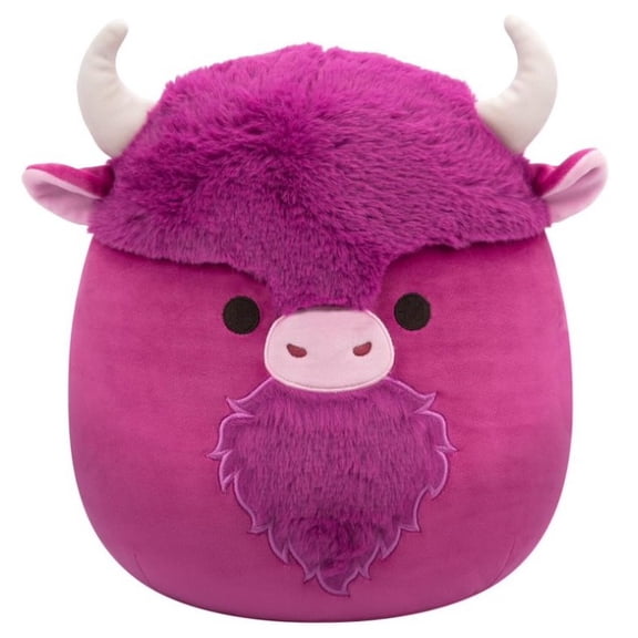 Squishmallows Original 7.5 Inch Dave Plum Bison - Official Jazwares Plush (Medium-Sized)