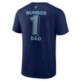 thumbnail image 3 of Men's Navy Memphis Grizzlies #1 Dad Jersey T-Shirt, 3 of 3