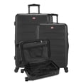 thumbnail image 4 of SWISSGEAR Stride Hardside 3-Piece Spinner Set, Black, 4 of 22