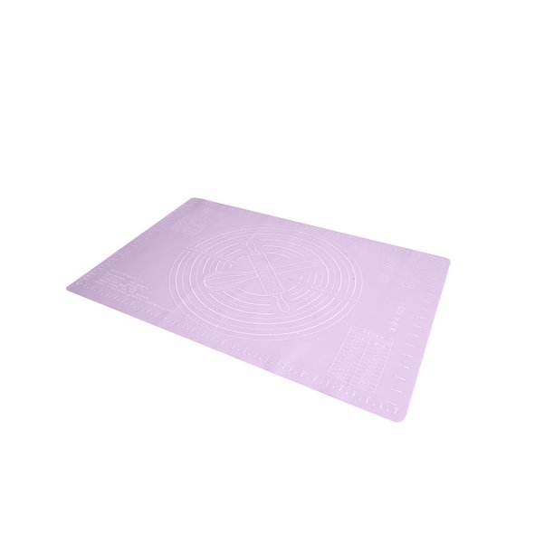 Cateissary Alfombrilla para hornear de 50X40CM, alfombrilla para de silicona suave, alfombrilla plegable antiadherente para rodar y Pizza Herramientas y accesorios para hornear Violeta Cateissary HA001608-02