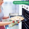 thumbnail image 2 of Yayeee Pot Holders Kitchen Heat Resistant with Pocket 7"x9.8" Cotton Oven Cooking Hot Pads, Green Floral Tomatoes, 2 of 7
