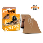 KT Tape Beige Pro Extreme Synthetic Kinesiology Tape 20 Precut Strips