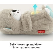 Fisher-Price Soothe 'n Snuggle Otter Baby Sound Machine with Rhythmic Breathing Motion