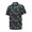 Black, variant on Mens Polo Shirt Funny Print Button Up Collar Casual Short Sleeve Breathable Comfortable Summer Tops Graphic Golf Black Mens Shirts