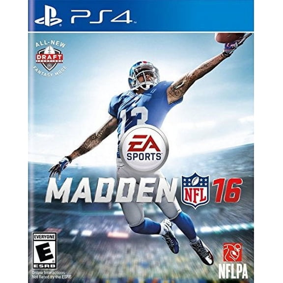 Madden NFL 16, by Electronic Arts, for PlayStation 4, Sports Game, Parental Controls, 4 Offline Players