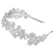 thumbnail image 1 of Ammei Tocado de Boda Diadema de Cristal Tocado de Novia Diseño de Flores Tocado para Mujer (Plata), 1 of 3