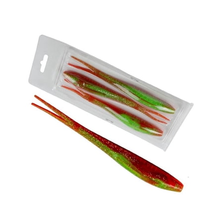 CEORPER 3Pcs Fork Tail Swimbaits Lures Artificial Swimbaits for Saltwater