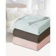 thumbnail image 2 of Blue Ridge Home Fashions 100 Percent Cotton Thermal Blanket Charcoal King, 2 of 4