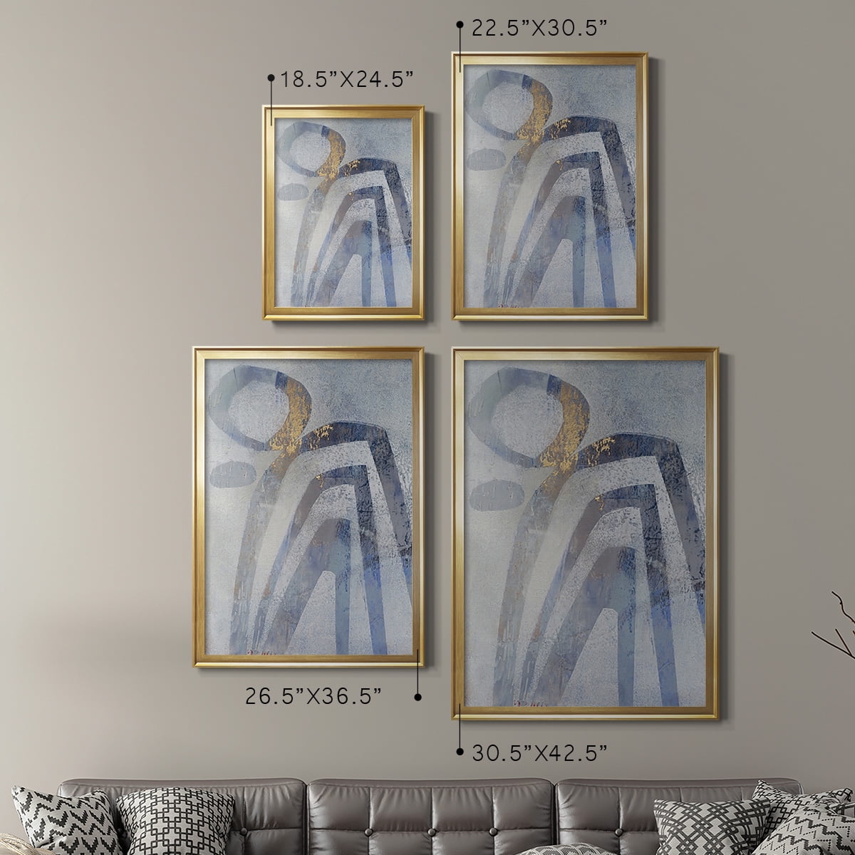 Linx IV Premium Framed Print, in Gold, Black, or Silver - Ready to Hang