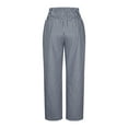 thumbnail image 6 of Coorders Womens Pj Fleece Pants,Women’s High Waist Plaid Stretch Sleepwear Pants ,Plus Size Navy,Size M, 6 of 6