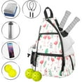 thumbnail image 3 of NOBRAND Pink Pickleball Sports Equipment Backpack, 3 of 8