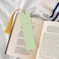 thumbnail image 4 of Kdxio Green Avocado Print Metal Tassel Bookmarks,Perfect Gift for Art Lovers and Bookworms Metal Bookmarks for Women, 4 of 8