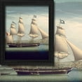 thumbnail image 2 of 3S Brother's World Classic Art Masterpiece Tapestry Series - The Ship "Favorite" Maneuvering Off Greenock Classical Art Tapestry Antique Vintage Collection Home Décor - Made in Turkey (39"Wx47"L), 2 of 4