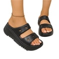 thumbnail image 3 of Orthopedic Sandals for Women Arch Support Recovery Slides Cloud Slippers for Plantar Fasciitis | Extremely Comfort, 39, 3 of 5