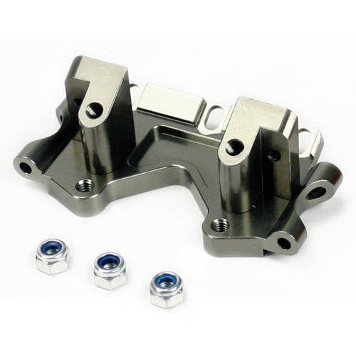 C28325SILVER Billet Machined Alloy Front Arm Mount for Traxxas 1/10 4-Tec 2.0