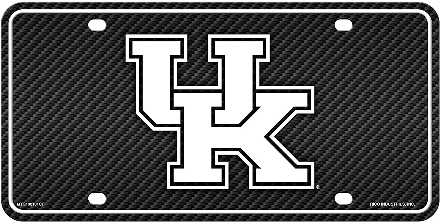 KENTUCKY CAR TRUCK TAG CHROME LICENSE PLATE METAL WILDCATS SIGN UNIVERSITY BLUE 