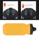 thumbnail image 3 of Botella De Agua De Ciclo, Buena Compatibilidad Botella Deportiva PP 610 Ml De Gran Capacidad Para La Escuela, 3 of 7