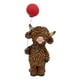 thumbnail image 1 of Decoraciones de San Valentín, adornos de San Valentín, regalos de San Valentín, figuras de vacas de las Tierras Altas con globos, vacas de resina sentadas y de pie con globos de aluminio en forma de c, 1 of 6