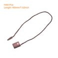 thumbnail image 2 of Unique Bargains Hang Tag String Snap Lock Price Tag Fastener Ties brown 7 inch 1000pcs, 2 of 5