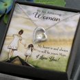 thumbnail image 2 of To Mom My Heart is Yours Forever Necklace w Message Card, 2 of 7
