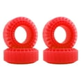 thumbnail image 1 of maskred 1.9'' Tires Soft Silica Gel Foams Insert for RC Rigs TRX4 Capra TF2 Red, 1 of 6