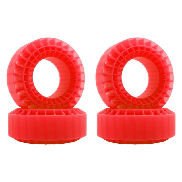 maskred 1.9'' Tires Soft Silica Gel Foams Insert for RC Rigs TRX4 Capra TF2 Red