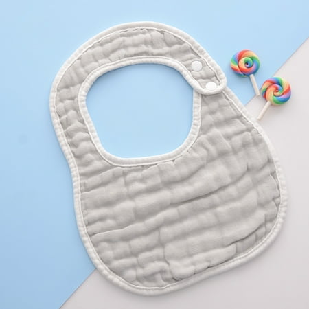 

Shldybc Baby Bibs Baby Bandana Drool Bibs Newborn Toddler Baby Fashion Cute Solid Color Cotton Gauze Frenulum Bib Saliva Towel on Clearance