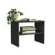 thumbnail image 1 of Mesa Auxiliar MORU POP Anahuac Mesa lateral con estantes Gris Oscuro Moderno Minimalista, 1 of 9