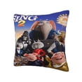 thumbnail image 2 of Movie Sing 2 Throw Pillow Cover Decoration Pillow Case Cushion Home Decor for Home Sofa Couch 26"x26", 2 of 7