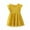 Yellow, variant on Sleeveless Dress For Girls, Kids Baby Flutter Sleeve Floral Embroidered Lace Hollow Princess Dress Clothes 24 Months-5T