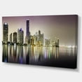 thumbnail image 2 of Miami Downtown Night Panorama - Extra Large Canvas Art Print, 2 of 4
