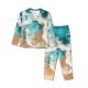 thumbnail image 1 of Balery Ocean Wave Crash Conjunto de Pijama con Estampado para Mujer, Conjunto de Dos Piezas con Manga Larga, Ropa de Dormir Suave con Bolsillos, Pijamas Cómodos-XX-Large, 1 of 7