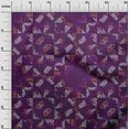 thumbnail image 2 of oneOone Cotton Jersey Purple Fabric Mandala & Triangle Geometric Diy Clothing Quilting Fabric Print Fabric By Yard 58 Inch Wide, 2 of 4