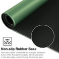 thumbnail image 3 of Cmhoo Gaming Mouse Pad with Stitched Edges,[27.5X11.8IN] Non-Slip Rubber Base,Waterproof Computer Desk Mat for PC,Mac, Laptop-Thick Durable Surface for Office,Home,Work-70x30 OlivegreenW, 3 of 5