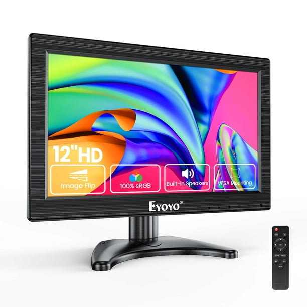 Monitor Eyoyo 12" 1366x768 HDMI VGA BNC AV 16:9