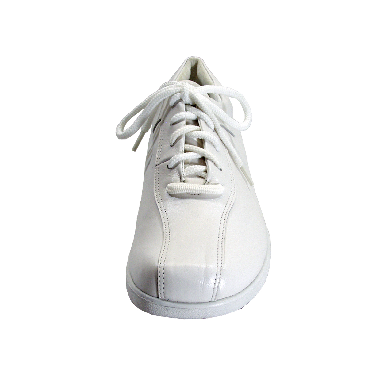 24 HOUR COMFORT Caprice Wide Width Leather Lace-Up Shoes WHITE 12
