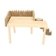 thumbnail image 1 of Wood Hamster Climbing Platform, Easy To Install Hamster Platform Rotatable Ladder Multifunctional Exercise  For Golden Bears, 1 of 8