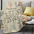thumbnail image 4 of Gifts for Girlfriend 60"x50" Blanket -Girlfriend Christmas Birthday Gifts for Women - Coolest Romantic Gift for Gf Valentine - Girlfriend Anniversary Presents - Cool Girlfriend Gift Ideas, 4 of 4