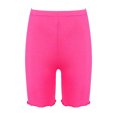 thumbnail image 3 of Manyakai Toddler Girls 6 Pack Dance Shorts Bike Shorts Solid Elastic Waist Ruffle Gymnastics Rose 150, 3 of 3