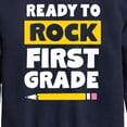 thumbnail image 3 of Instant Message - Ready To Rock First Grade - Toddler And Youth Crewneck Fleece Sweatshirt, 3 of 6