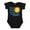 AB-Black, variant on Inktastic First Trip Around the Sun Sunny Birthday Boys or Girls Baby Bodysuit