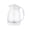 White, variant on YingYouFu High Borosilicate Glass Cold Water Pitcher, Crystal Bead Lid Jug with Amber Color, Large Capacity Beverage Server for Juice, Tea, Home