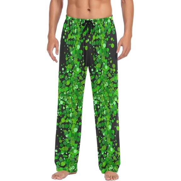 GZHJMY St. Patrick's Day Pajama Pants for Men, Lounge Pants Lightweight Men Pajama Bottoms with Drawstring Pockets, Christmas New Year Birthday Gifts, XX-Large