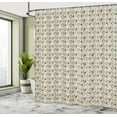 thumbnail image 5 of Ambesonne Leaves Shower Curtain, Foliage Motifs Holly Berries, 69"Wx75"L, Multicolor, 5 of 5