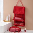 thumbnail image 3 of 4 In1 Makeup Box Portable Detachable Wash Pouch for Holiday Gifts (Red), 3 of 7