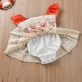 thumbnail image 4 of Genuiskids Infant Baby Girls Kids Moana Polynesia Princess Fancy Dress Sister Matching Lace Patchwork Book Week Costume Sundress, 4 of 5